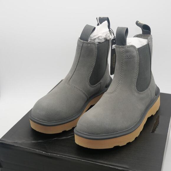 NEW Sorel Hi-Line Chelsea Boots Waterproof Quarry Gray Brown  Women's 5 - Picture 1 of 7